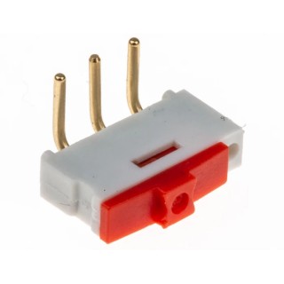 EOZ SIP Slide Switch, Actuator Type Slide, SPST, France Origin 09.10201.02