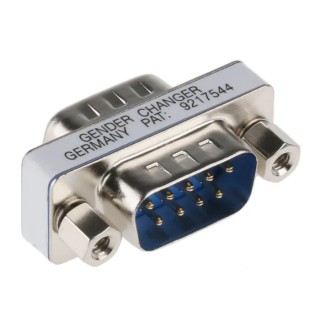 Roline 9-Way D-Sub Adapter 9-Way Male to Male Straight Through Hole Connector 12.03.2025R