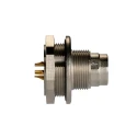 binder Circular Connector 5 Contacts Panel Mount M9 Socket Male IP67 712 Series 09-0415-00-05