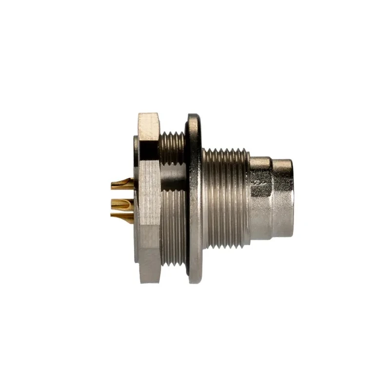 binder Circular Connector 5 Contacts Panel Mount M9 Socket Male IP67 712 Series 09-0415-00-05