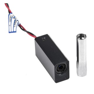 Global Laser 650 nm 1 mW Continuous Wave Red Laser Module Ellipse Pattern Microblock Series 5V 3.5V 1452-05-000