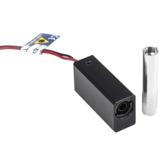 Global Laser Red Continuous Wave Laser Module 635 nm 3 mW Ellipse Pattern 3.5-5 V Microblock Series 1452-04-000