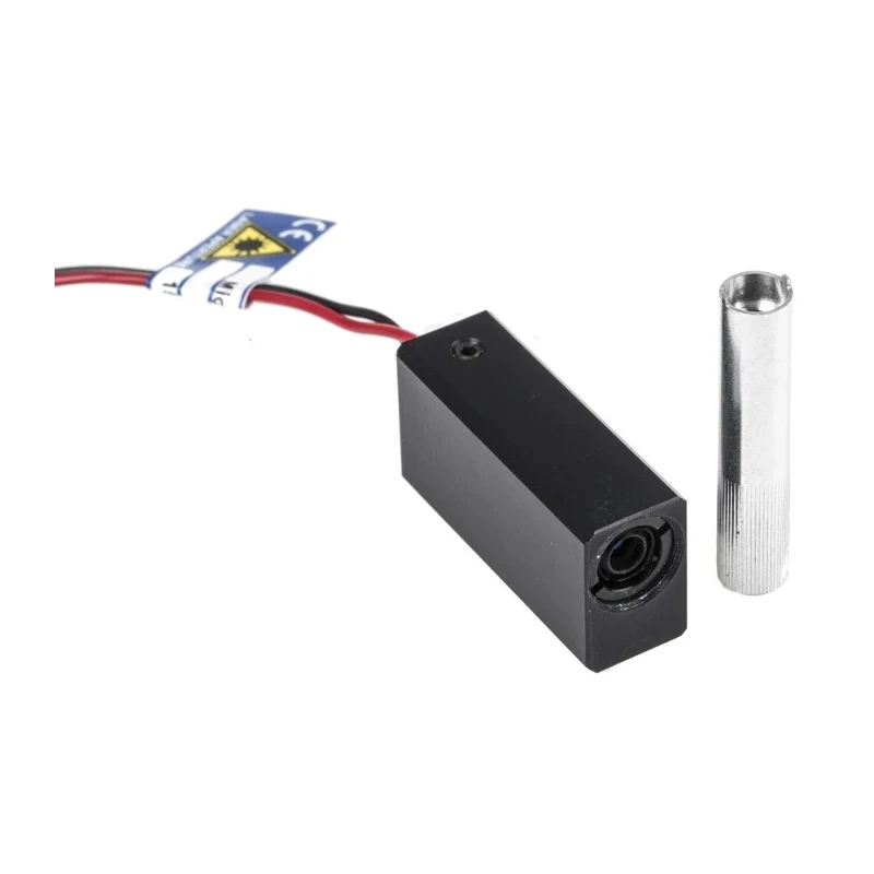 Global Laser Red Continuous Wave Laser Module 635 nm 3 mW Ellipse Pattern 3.5-5 V Microblock Series 1452-04-000