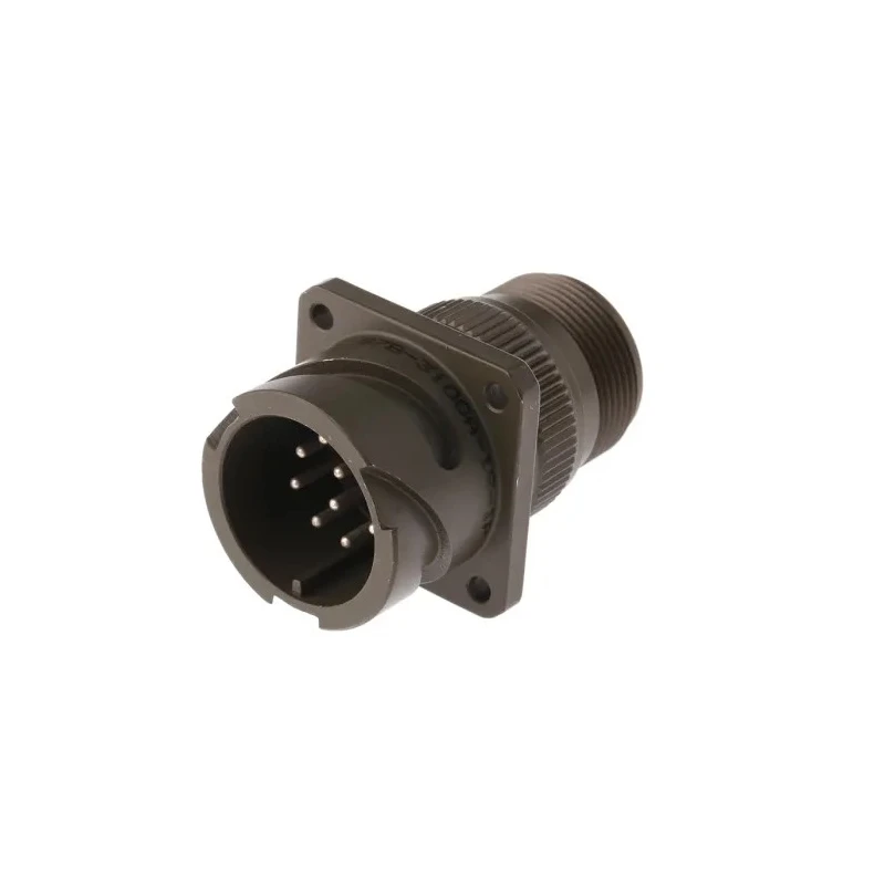 Amphenol Limited MIL Spec Circular Connector 10 Contacts Brass Straight Wall Mount 500V AC 13A 97B-3100A-18-1P