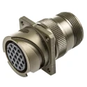 Amphenol Limited MIL Spec Circular Connector 19 Way Female Contacts Brass Silver Plated 2000V 13A Wall 97B-3100A-20-A48S