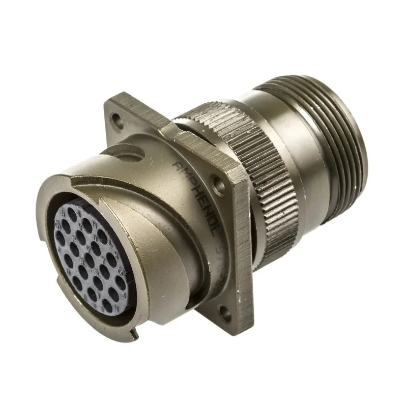 Amphenol Limited MIL Spec Circular Connector 19 Way Female Contacts Brass Silver Plated 2000V 13A Wall 97B-3100A-20-A48S