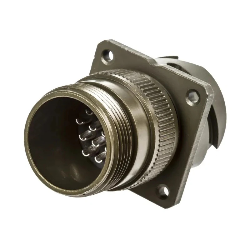 Amphenol Limited MIL Spec Circular Connector 19 Way Female Contacts Brass Silver Plated 2000V 13A Wall 97B-3100A-20-A48S