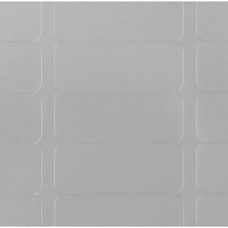 Avery Silver Adhesive Heavy Duty Label Sheet Laser Printer Compatible 25.4mm x 10mm Pack of 20 L6008-20.UK