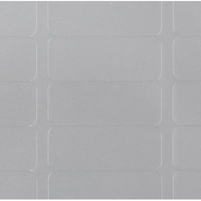 Avery Silver Adhesive Heavy Duty Label Sheet Laser Printer Compatible 25.4mm x 10mm Pack of 20 L6008-20.UK