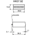 Kubler 7 Digit Counter AHK 07.00 Series Model 3.100.000.383, CE Certified, Digit Height 4mm