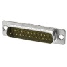 HARTING D-Sub Standard 25 Way Straight 2.76 mm Pitch Through Hole Metal Housing Male Connector 09670255654