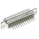 HARTING D-Sub Standard 25 Way Straight 2.76 mm Pitch Through Hole Metal Housing Male Connector 09670255654