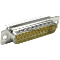 HARTING D-Sub 37 Way Straight Through Hole Metal Housing Male Connector 2.76 mm Pitch 1kV 7.5A 09670375654
