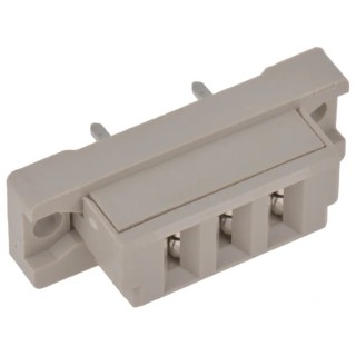 HARTING DIN 41612 3 Way 10.16 mm Pitch Through Hole Female Connector Solder Termination 09062032811