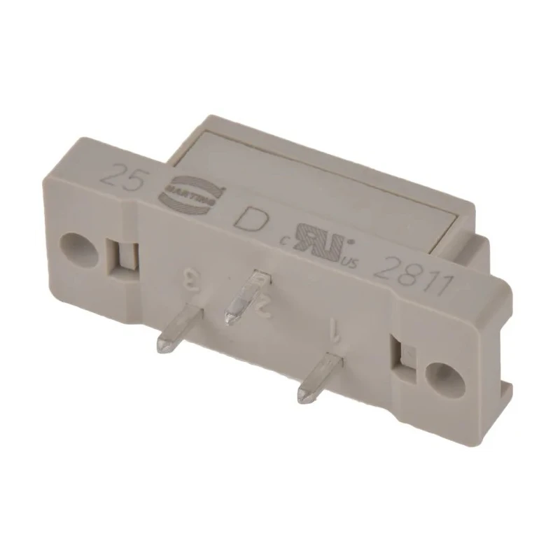 HARTING DIN 41612 3 Way 10.16 mm Pitch Through Hole Female Connector Solder Termination 09062032811