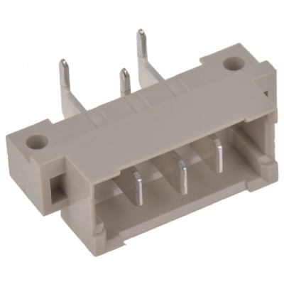 HARTING DIN 41612 3 Way 10.16 mm Pitch Type Through Hole H3 Solder 1 Row Male Right Angle Connector 09062032911