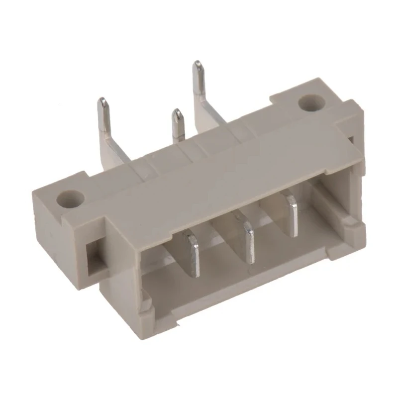 HARTING DIN 41612 3 Way 10.16 mm Pitch Type Through Hole H3 Solder 1 Row Male Right Angle Connector 09062032911