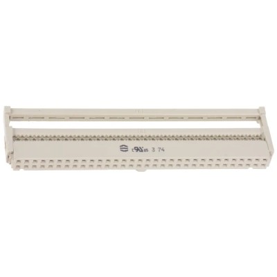 HARTING 64-Way IDC Connector Female for Cable, Shrouded, 2 Row, 320V, 2.5A Current, Gold Contact Plating 09185647813
