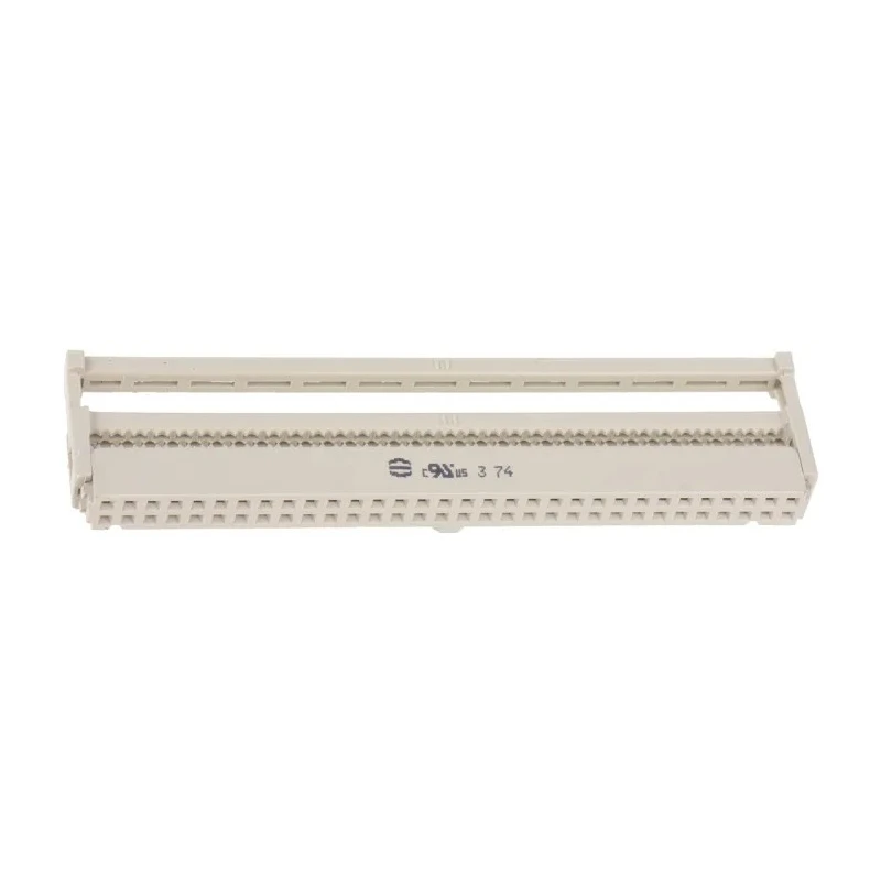 HARTING 64-Way IDC Connector Female for Cable, Shrouded, 2 Row, 320V, 2.5A Current, Gold Contact Plating 09185647813