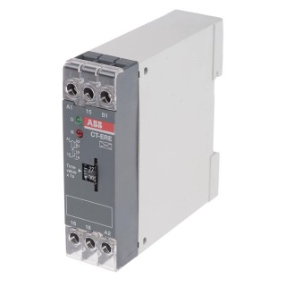 ABB 1SVR Series DIN Rail Timer Relay 1-Contact, 24 V dc 240V ac, 0.3 to 30 s, 1-Function, SPDT Switch 1SVR550107R4100