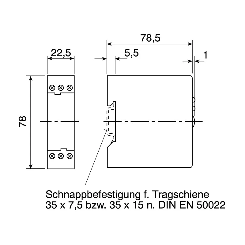 ABB 1SVR Series DIN Rail Timer Relay 1-Contact, 24 V dc 240V ac, 0.3 to 30 s, 1-Function, SPDT Switch 1SVR550107R4100