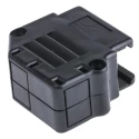 Amphenol Communications Solutions 863093C Series Thermoplastic Angled, Straight Black D-Sub Backshell 15 Way 863093C15ALF
