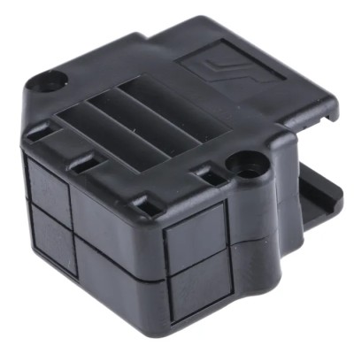 Amphenol Communications Solutions 863093C Series Thermoplastic Angled, Straight Black D-Sub Backshell 15 Way 863093C15ALF