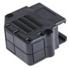 Amphenol Communications Solutions 863093C Series Thermoplastic Angled, Straight Black D-Sub Backshell 15 Way 863093C15ALF