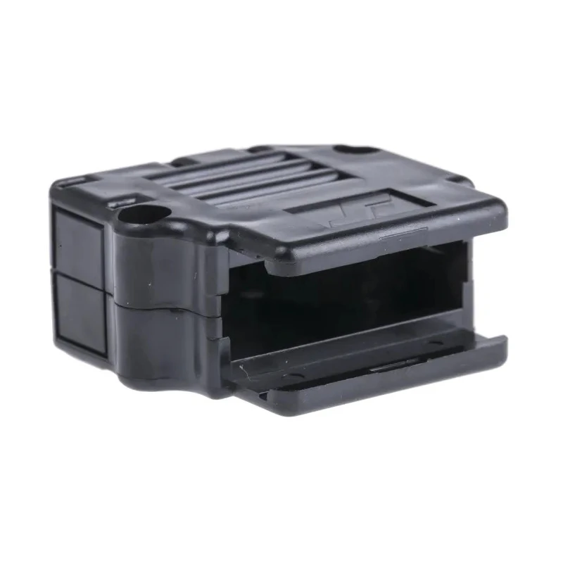 Amphenol Communications Solutions 863093C Series Thermoplastic Angled, Straight Black D-Sub Backshell 15 Way 863093C15ALF