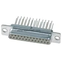 HARTING 37 Way Straight 2.76 mm Pitch Through Hole D-Sub Connector Female 09670374754