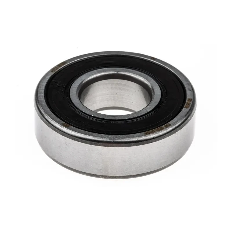 SKF Single Row Deep Groove Ball Bearing 20 mm ID, 47 mm OD, Race Width 14 mm, Sealed, Steel Balls, Sheet Metal Cage 6204-2RSH