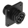 TE Connectivity Circular Connector 4 Contacts Panel Mount Socket Female CPC Series 206430-1