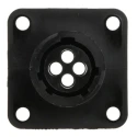 TE Connectivity Circular Connector 4 Contacts Panel Mount Socket Female CPC Series 206430-1