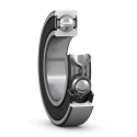 SKF Single Row Deep Groove Ball Bearing 7 mm ID 19 mm OD 6 mm Race Width Sheet Metal Cage Steel Balls Sealed 607-2RSH