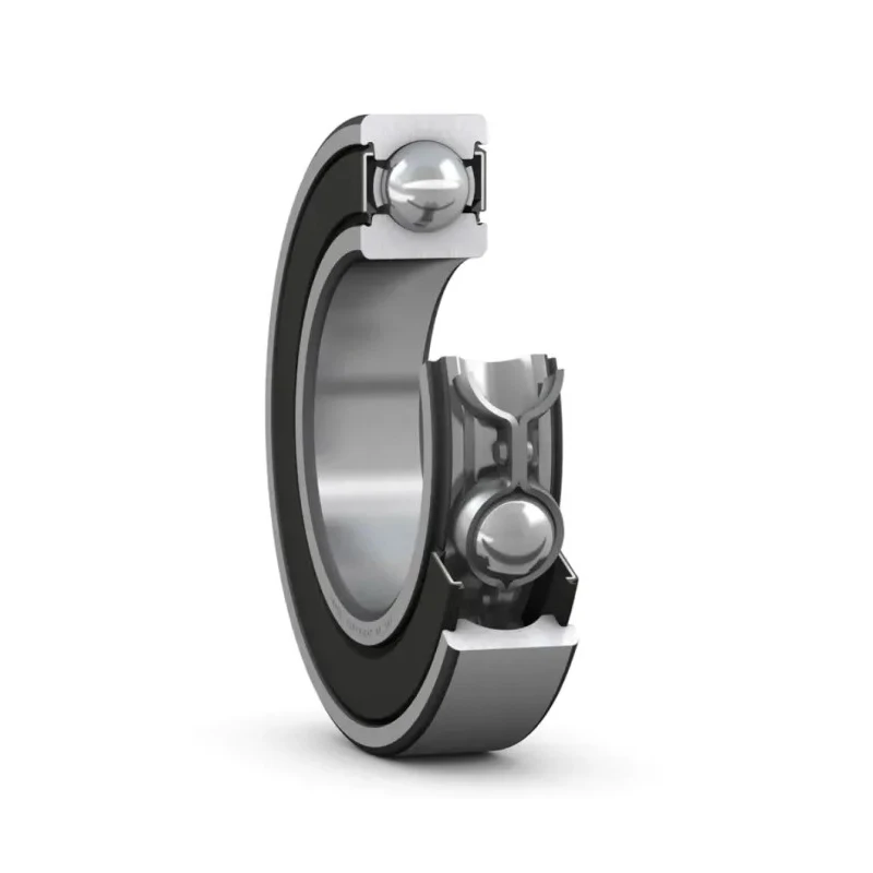 SKF Single Row Deep Groove Ball Bearing 7 mm ID 19 mm OD 6 mm Race Width Sheet Metal Cage Steel Balls Sealed 607-2RSH