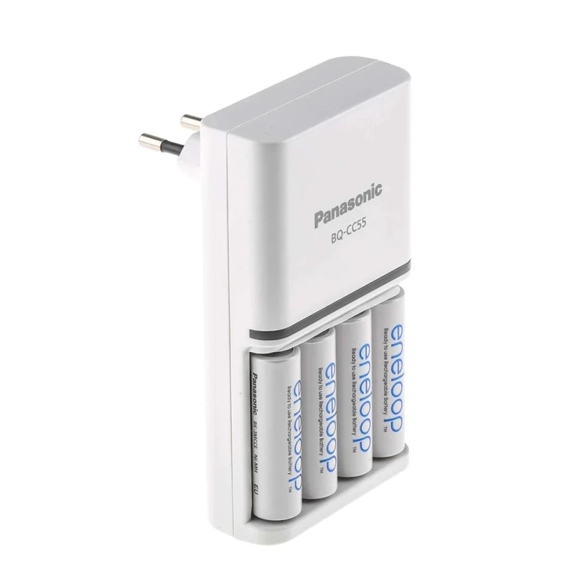 Eneloop Nickel-Metal Hydride Battery Charger for NiMH AA/AAA Batteries 3.2A EU Plug K-KJ55MCD40E