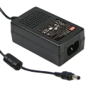 MEAN WELL Industrial AC/DC Adapter 264V AC Input 28V DC Output 640mA Maximum Current GST18B28-P1J