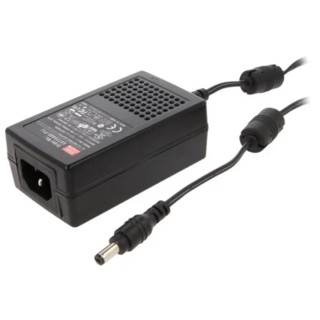 MEAN WELL Industrial 25W Desktop AC/DC Adapter 264V AC Input, 18V DC Output, 1.38A GST25A18-P1J