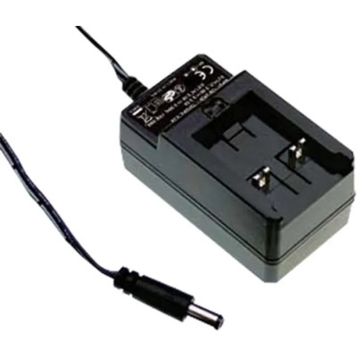 MEAN WELL AC/DC Adapter Universal Plug 264V AC Input 18V DC 1.66A Output GE30I18-P1J