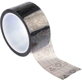 RS PRO 48mm x 36m Clear Anti-Static Dissipative ESD Tape with Electrostatic Discharge Logo 443-9834