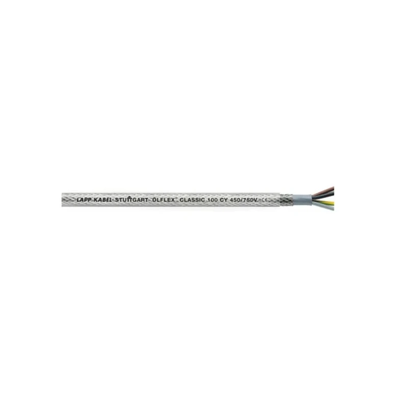 Lapp CY Control Cable 3 Cores 16 AWG Screened Stranded with Transparent Polyvinyl Chloride Sheath 50m 0035458