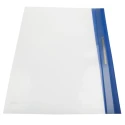 RS PRO ESD Binder A4 Clear Binder PVC Blue Spine Transparent Cover 235mm x 315mm 443-9840
