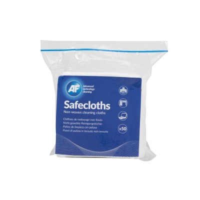 Electrolube Safecloths Dry Screen Wipes 320 x 340 mm White, Pack of 50 SCH050
