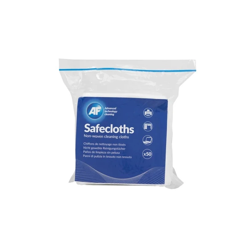Electrolube Safecloths Dry Screen Wipes 320 x 340 mm White, Pack of 50 SCH050