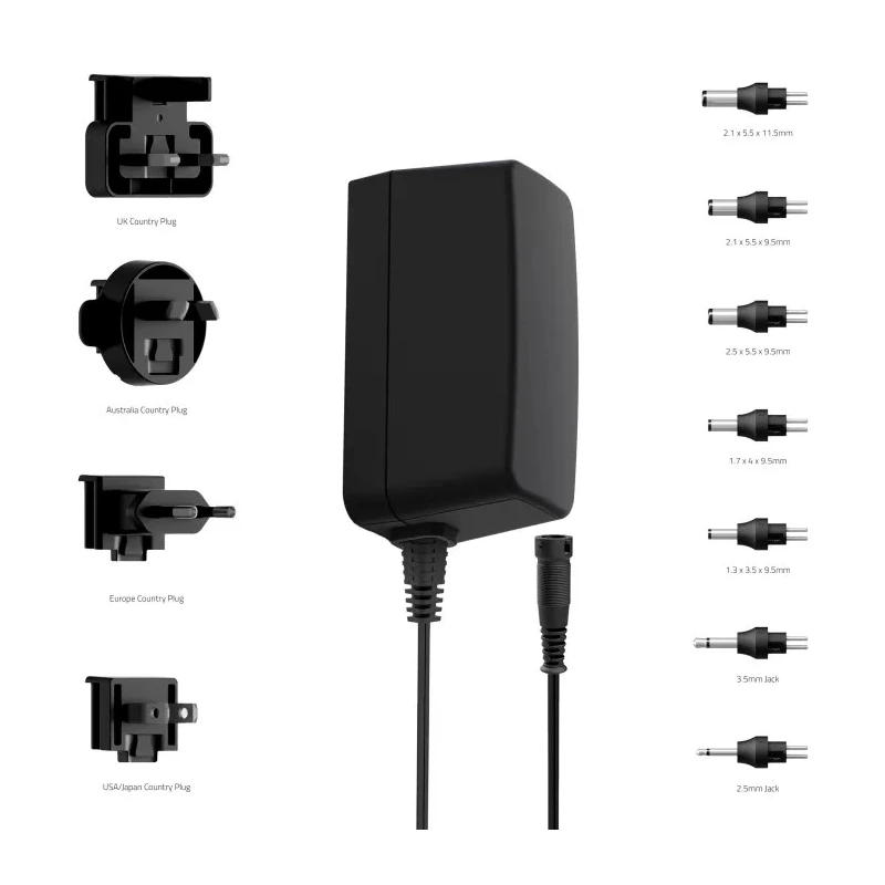 Friwo AC/DC Adapter Interchangeable Plug System 12 W Power 9V DC Output 1.3 A EDV1898118RS