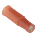 TE Connectivity PIDG Insulated Red Crimp Bullet Connector 20 AWG to 16 AWG 4 mm Female 141456-1