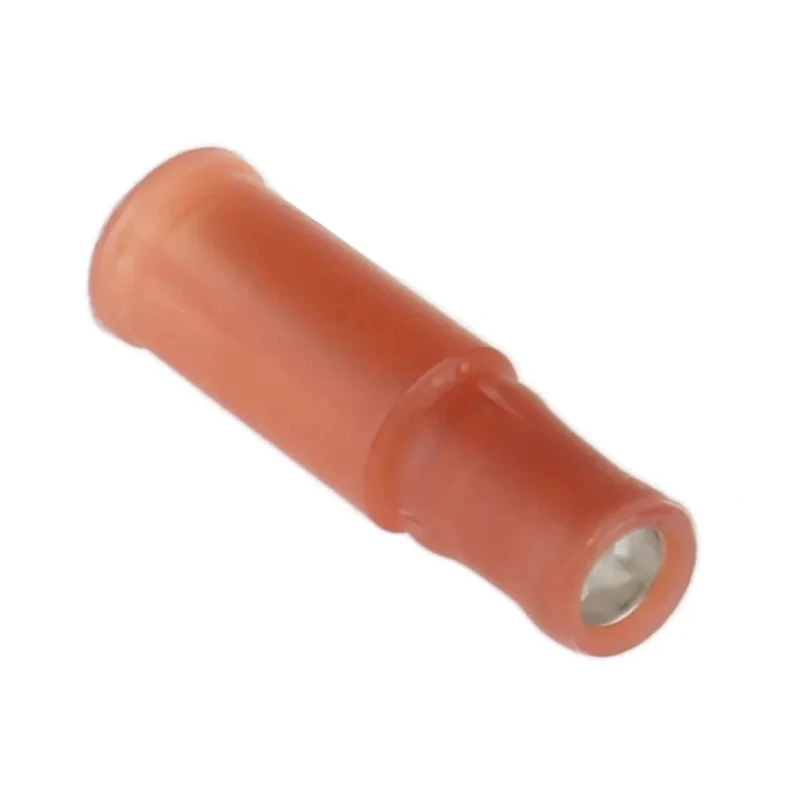 TE Connectivity PIDG Insulated Red Crimp Bullet Connector 20 AWG to 16 AWG 4 mm Female 141456-1