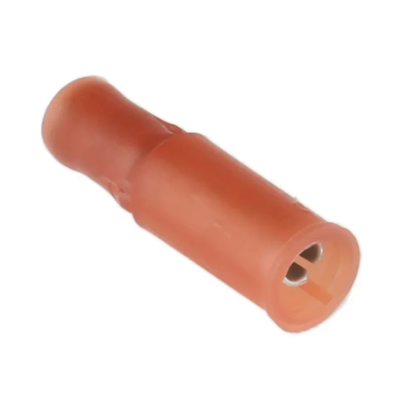 TE Connectivity PIDG Insulated Red Crimp Bullet Connector 20 AWG to 16 AWG 4 mm Female 141456-1