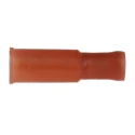 TE Connectivity PIDG Insulated Red Crimp Bullet Connector 20 AWG to 16 AWG 4 mm Female 141456-1