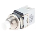 APEM 1200 Series Momentary Push Button Switch Panel Mount 12.2 mm Cutout SPST 1212C WHITE